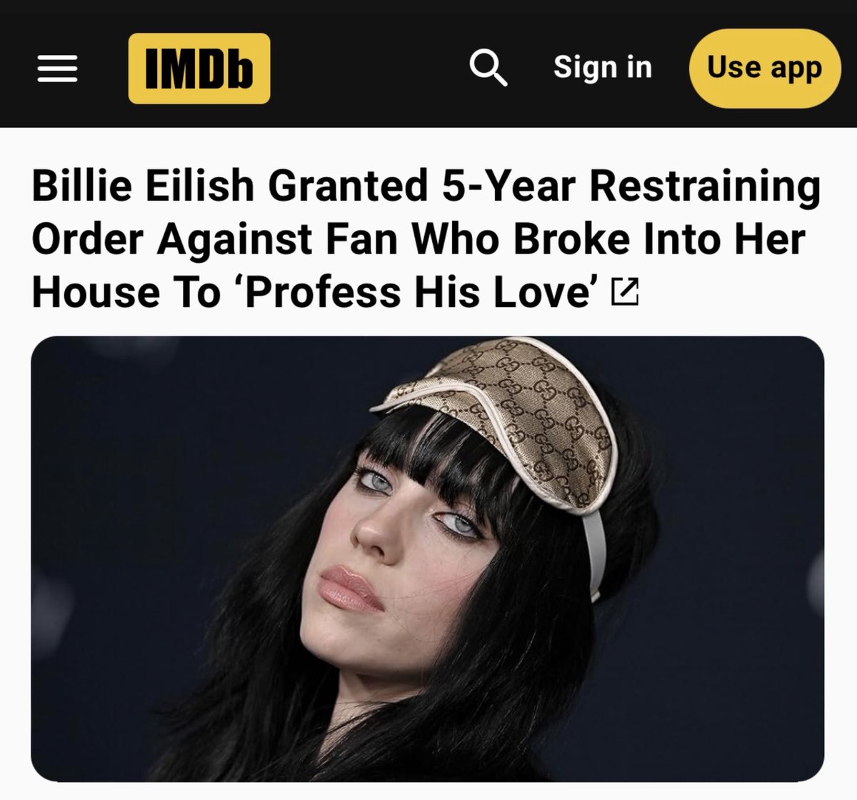 Billie, I thought you said "no one is illegal on stolen land"