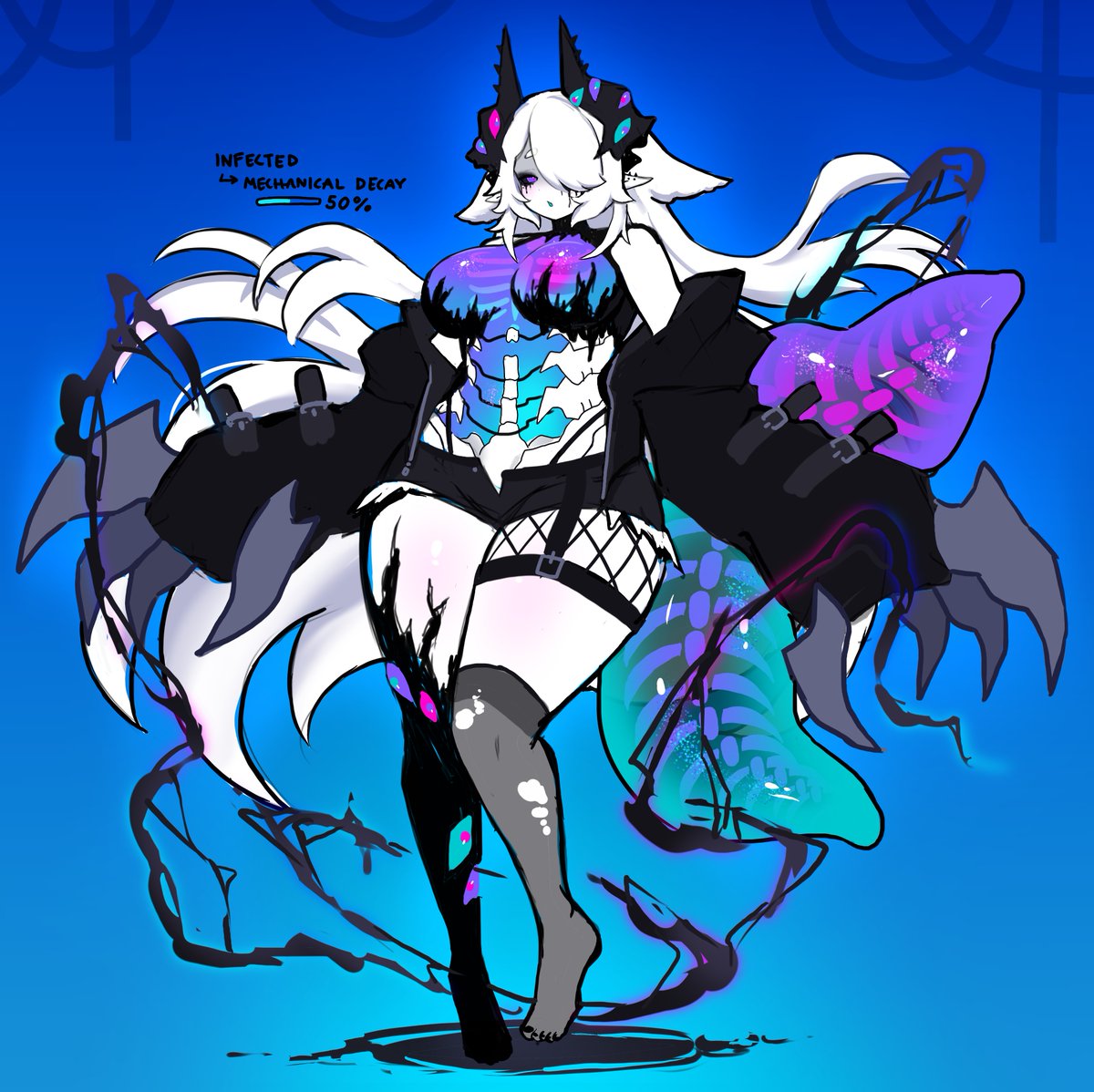 infected bug!  50% decay version ⟢