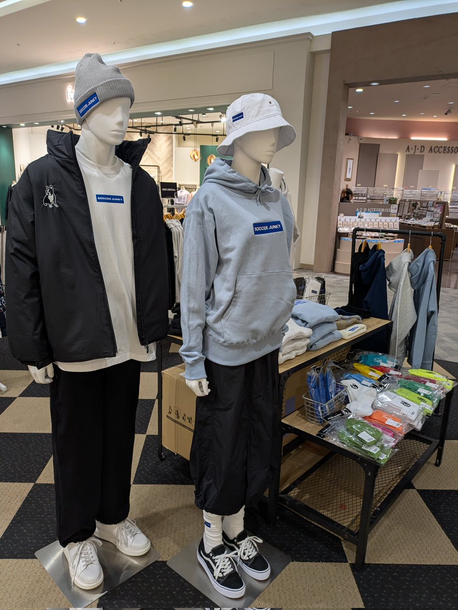 本日からサッカージャンキーさんがイオン水戸内原に期間限定でPOP UP