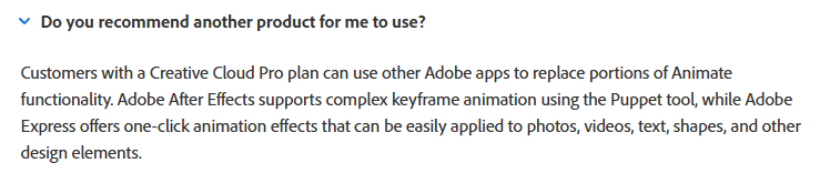 AFTER EFFECTS??? YOU WANT US TO USE AFTER EFFECTS INSTEAD OF ANIMATE????