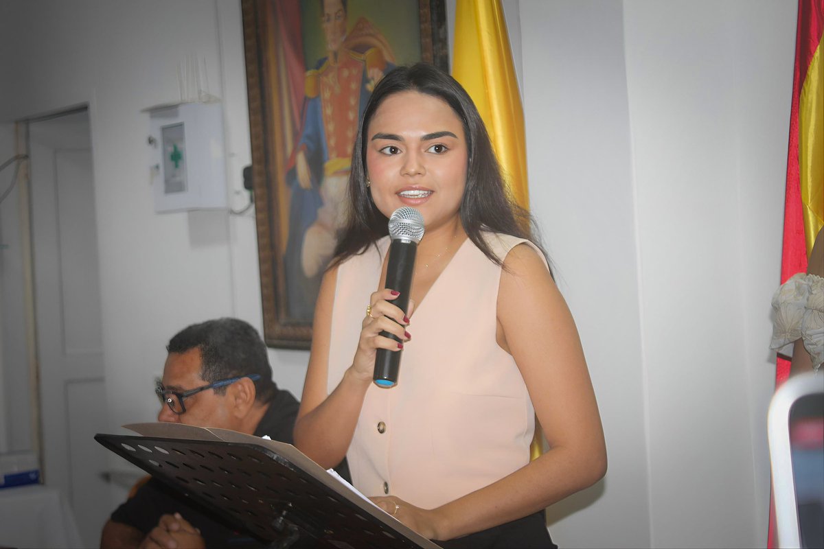 Hoy, desde la Presidencia del Concejo Municipal @concejocarmendebolivar 
🔹iniciamos el primer período de sesiones ordinarias vigencia 2026🔹