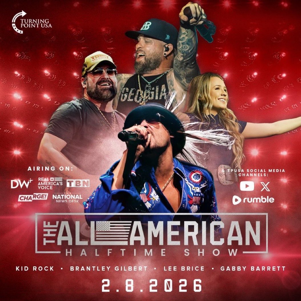 City_on_AHill's tweet image. 🚨This Sunday Feb 8

🚫BOYCOTT the SUPER-BOWL and their demonic anti-America, anti-ICE, and poisoning our children &amp;amp; generations to come, with their demonic half time show. 

“Tune in to TPUSA” on any of these…..