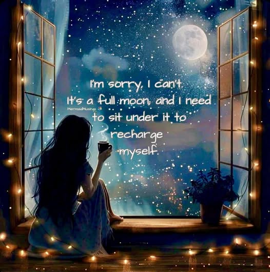 MadQueenStorm's tweet image. #fullmoon #recharge