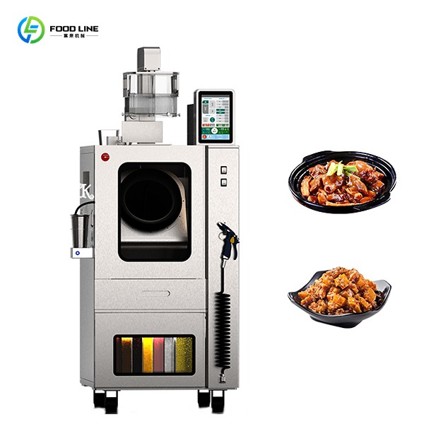 wendy_foodline's tweet image. Foodmax automatic #stirfryrobot addresses key pain points in high-volume foodservice: high demand, consistent quality, and cost control. Compact enough for tight kitchen spaces yet high-output. Learn More: shorturl.at/hFhin
#cookingrobot #automaticstirfrymachine
