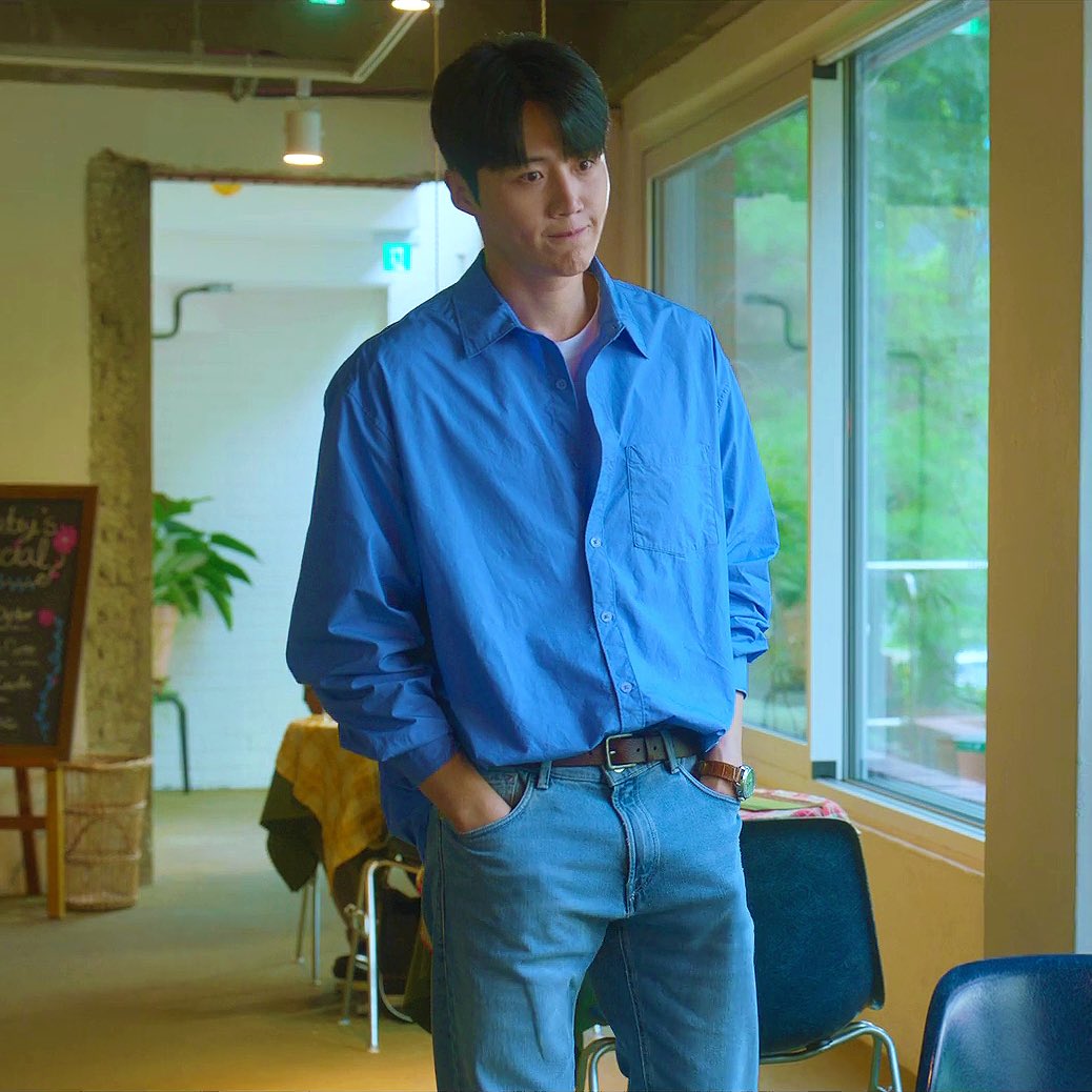 Another Joo Ho-jin outfit I'll never shut up about 🥹🩵 LOOK AT HIM!!! 🫢

#CTLBTRomanticTripDay3
#CanThisLoveBeTranslatedEp3
#CanThisLoveBeTranslated