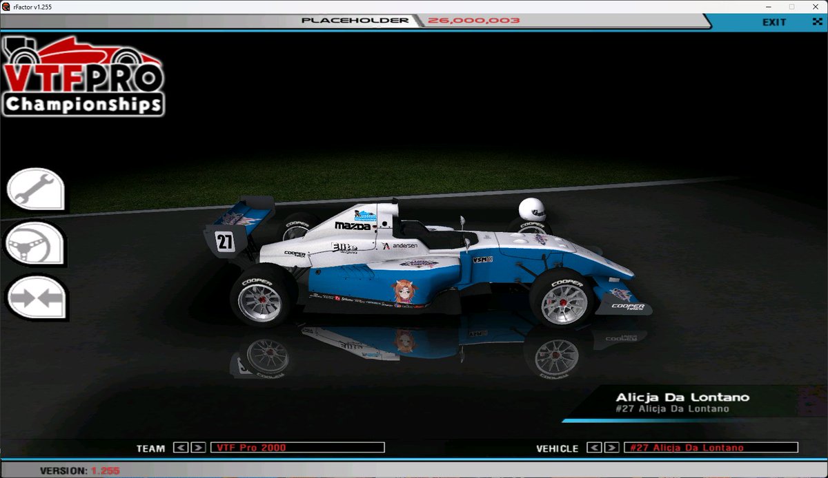 VTRP_racing's tweet photo. Roster newcomers make up well over half the 24-driver VTF Pro 2000 3rd series field! First, we have the CorpoCar transfers: Alicja Da Lontano, Cera Luceria, Goro Gaomi and Miu Akumiya
#MuuchArt #Ceramake #gaoART #purrcasso #VTRPracing #VTFPRO #vtuber https://t.co/95AGmzEIZz