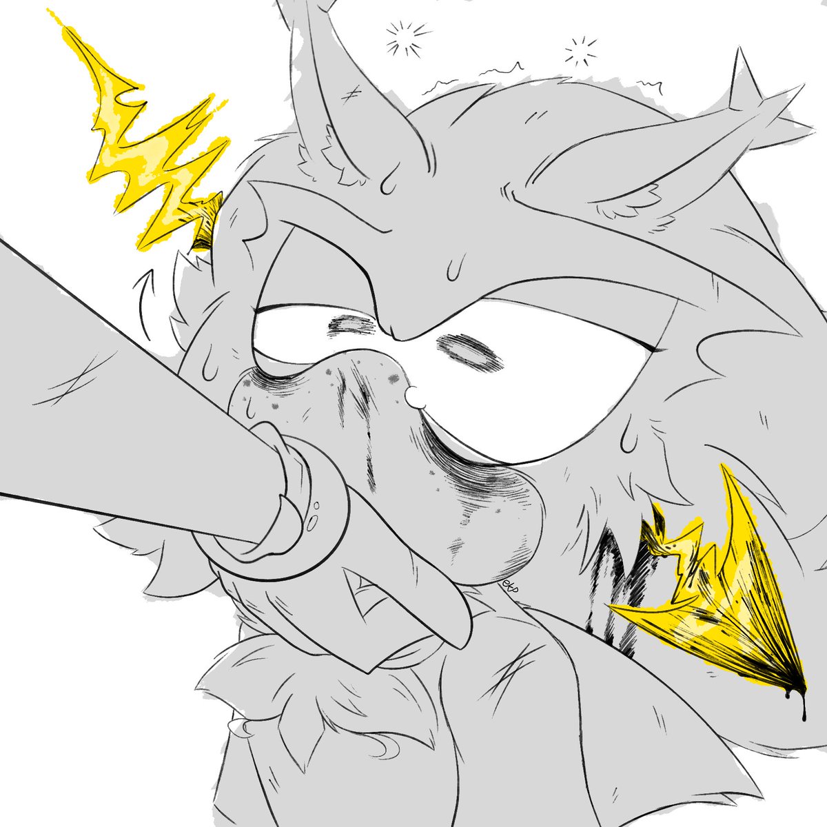 ElanahKP's tweet photo. “Braindead’s a good look on you. Especially on your knees.”
Not quite a continuation of the last picture but something similar :P
#mephilesthedark #ShadowTheHedgehog #mephadow https://t.co/oCFqUYoscu