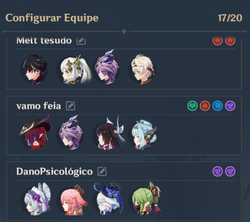 arlertcake's tweet photo. tem dias que eu simplesmente abro a parte de edição de equipe pra encarar os nomes que eu mesmo coloquei e rir feito imbecil https://t.co/gJK1ITZ3AS