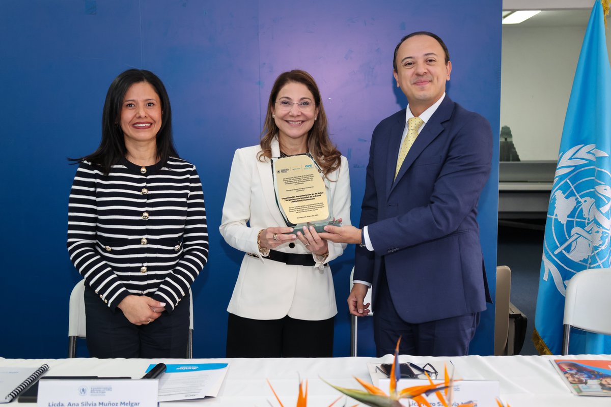 OPSGuate's tweet photo. Guatemala avanza en la modernización de la atención en adicciones con la implementación del SIGC en los Centros de Tratamiento Ambulatorio de @SECCATID, con acompañamiento de OPS/OMS Guatemala.
#SaludDigital #Adicciones #OPSOMS #Guatemala https://t.co/iy3Bo7zZ3g