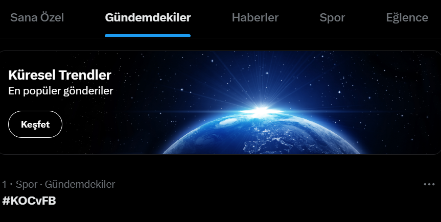 Kusura bakmayın araya gireceğim ama ben bu ülkenin futbol takıntısından da bıktım. Nükleer bomba atılsa ülkede gündem futbol, futbol takımları ve futbolcular.

Hobi edinmek ayrı onu hayatının merkezi haline getirip her şeyi onunla ilişkilendirmek farklı. Gerçekten tiksiniyorum.