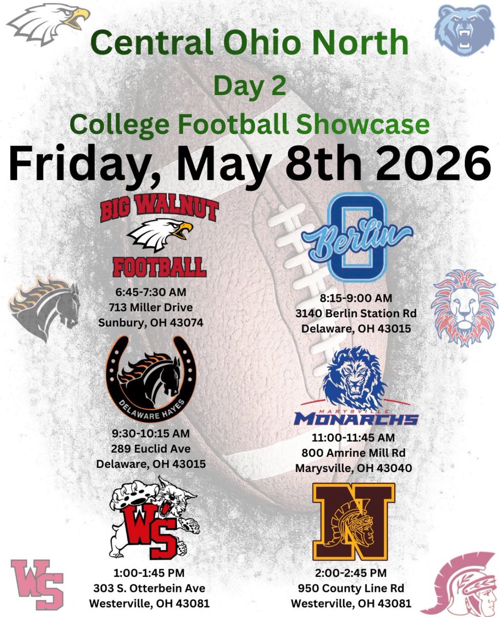 Big Walnut Football tweet media