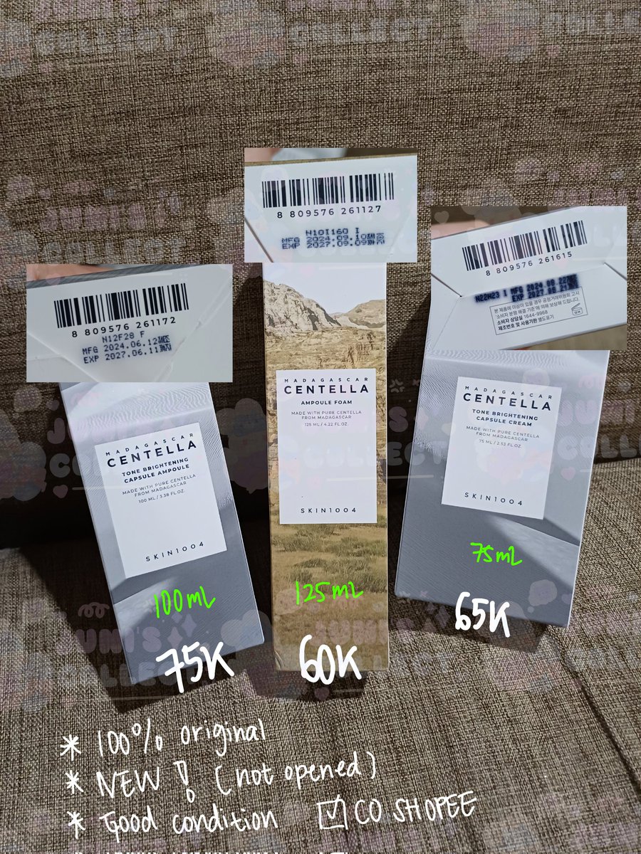 heythisisjuny's tweet photo. wts skin 1004 (angel) centella, ALL NEW!

Tone brightening capsule ampoule 100mL 75K
Asiatica ampoule foam 125mL 60K
Tone brightening capsule cream 75mL 65K

ready ina, dom tangerang
✅️ co oren 🍊 https://t.co/90F1DTp56C