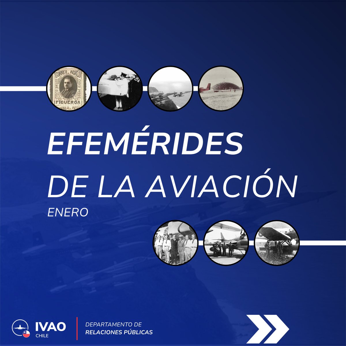 IVAOCL's tweet photo. Revisamos el primer mes del año junto a los hechos más importantes que ocurrieron a través de la historia de la aviación en Chile.

-
-
-

#ivao #ivaocl #chile #sim https://t.co/sDj6M5tmGL