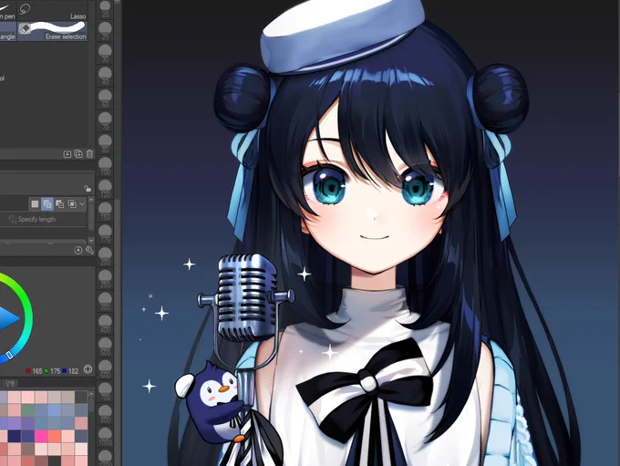 showing off this mic asset I made for