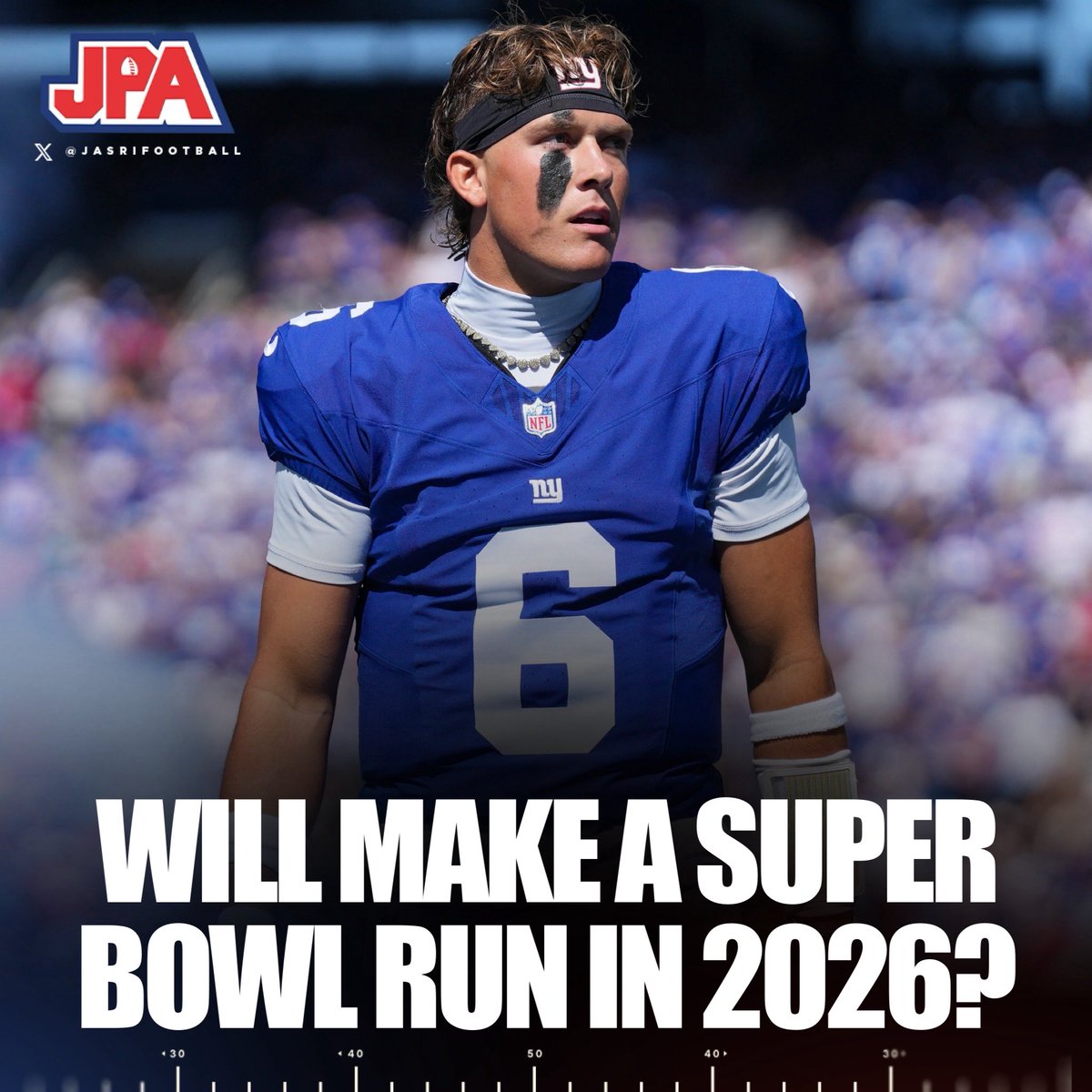 𝗧𝗥𝗘𝗡𝗗𝗜𝗡𝗚: Eli Manning thinks the Giants can make a jump next season similar to what the Patriots are doing this year. 

“You look at the Patriots today, they got a second-year quarterback and a new coach, and you can make that jump. The Giants have a talented roster; they