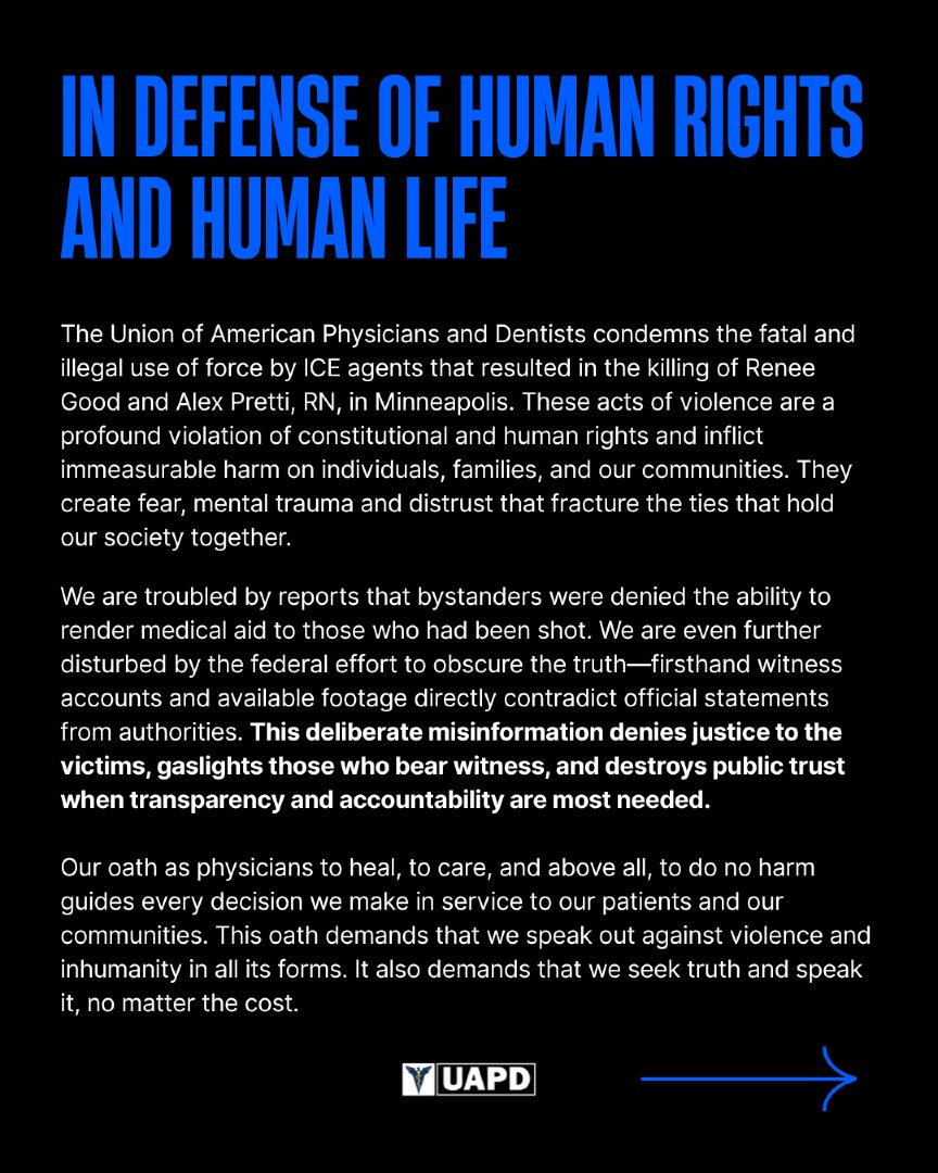 Union of American Physicians and Dentists tweet media