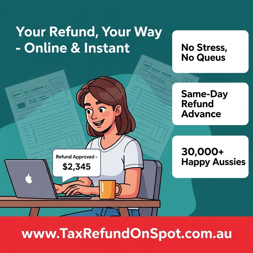 TaxRefundOnSpot's tweet image. YOUR REFUND, YOUR WAY - ONLINE &amp;amp; INSTANT 
#easyprocess #sydney #australia #shorts  #twittervid #twittershorts