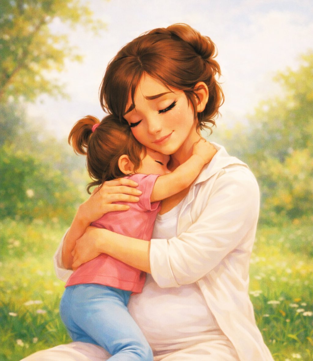 feda_albarti's tweet photo. While one life grows within me, my arms hold the one who still needs me most, 
Love u mummy 🩷🦋 https://t.co/SOgxPKNScI