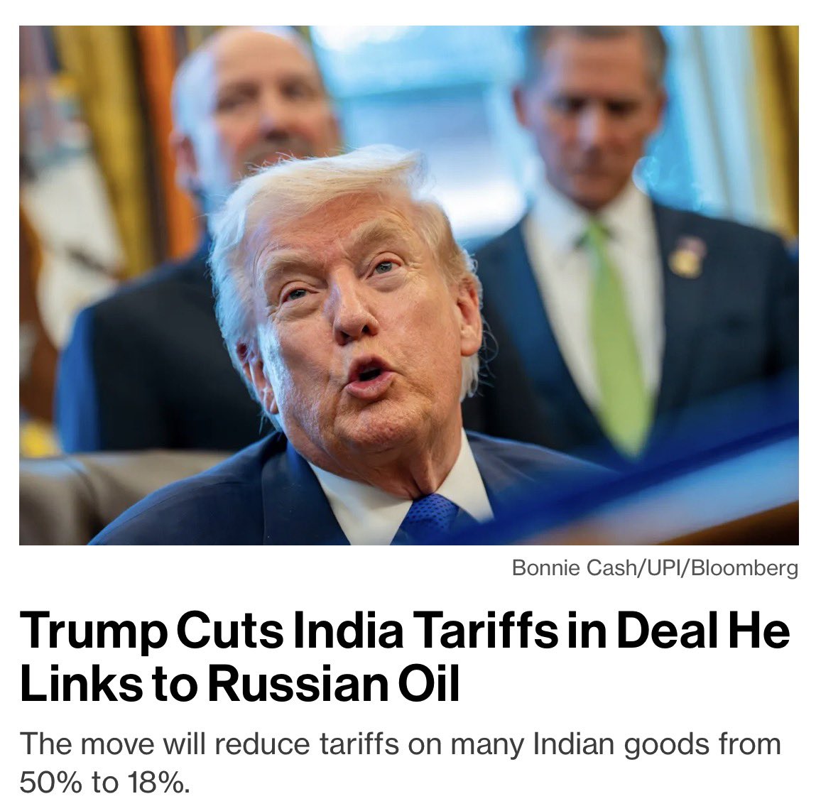 Woke up to this amazing news, great to see things have started to move in the right direction, both democracies are natural allies with a lot in common &amp; strong trade links..

Hoping for this partnership to get stronger 🙏🏽

#TradeDeal #india #usa
