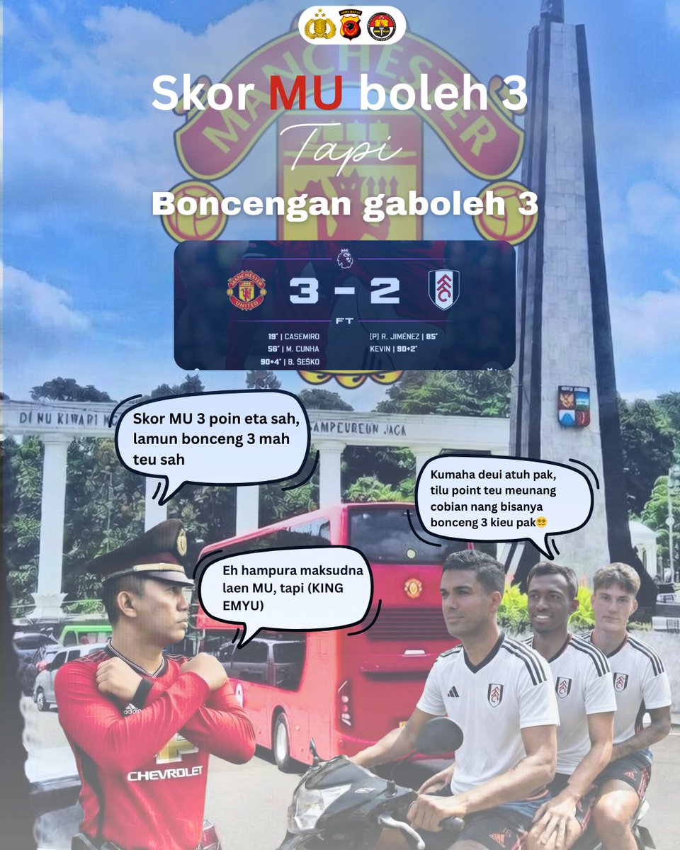 Punten King Emyu lewat 👑😎
Motor diisi 3, helm ditinggal ❌
Padahal raja yang bijak… patuh aturan 👀

🚨 Ops Keselamatan Lodaya 2026 🚨
Jangan jadi raja jalanan, jadi warga taat aturan.
#OpsKeselamatanLodaya2026 #StopBoncengTiga #pakaihelm 

<a href="/humaspoldajbr/">Humas Polda Jabar</a>