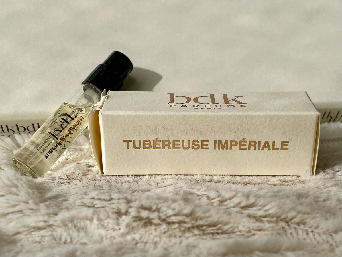 本日はBdk Parfumsのチュベルーズインペリアル✨ あどけなさのある