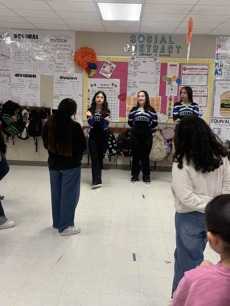 Lake View Chiefettes joined the Lobo Dance Crew during our Academic Societies period to put final touches on a dance routine that was created by the Lobo Dance Crew Team. The Lake View Chiefettes were so impressed of the dance moves the girls created on their own!
