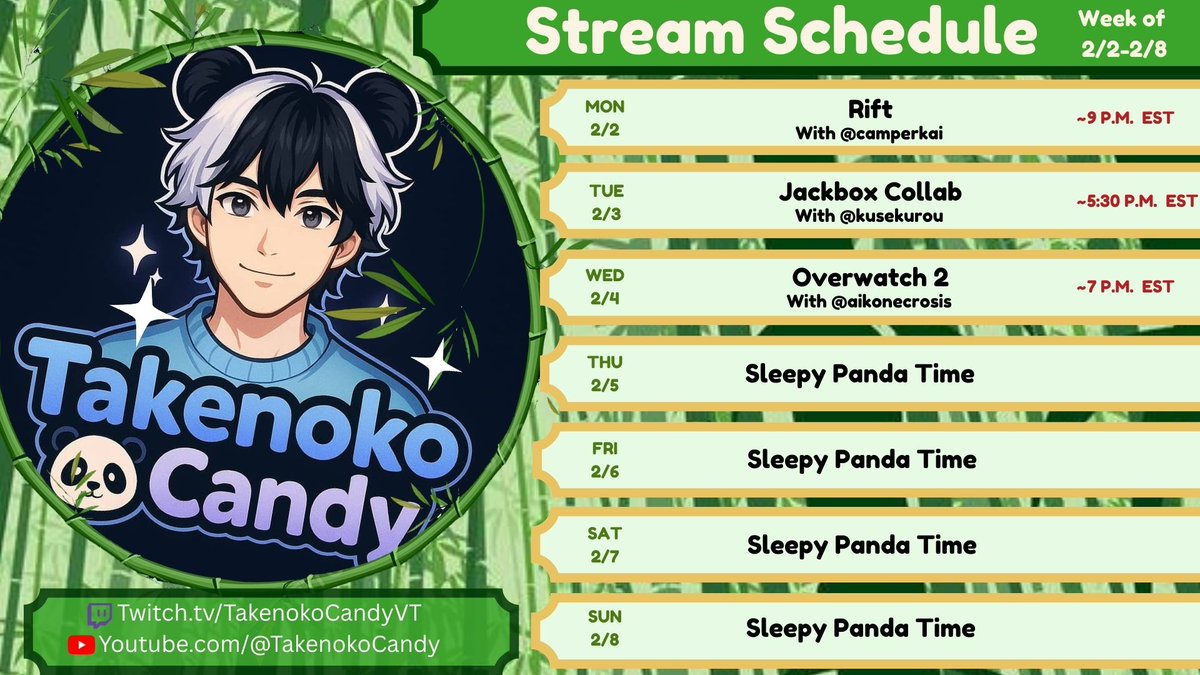 TakenokoCandyVT's tweet photo. #stream #streamschedual https://t.co/6mx5R9s9CO