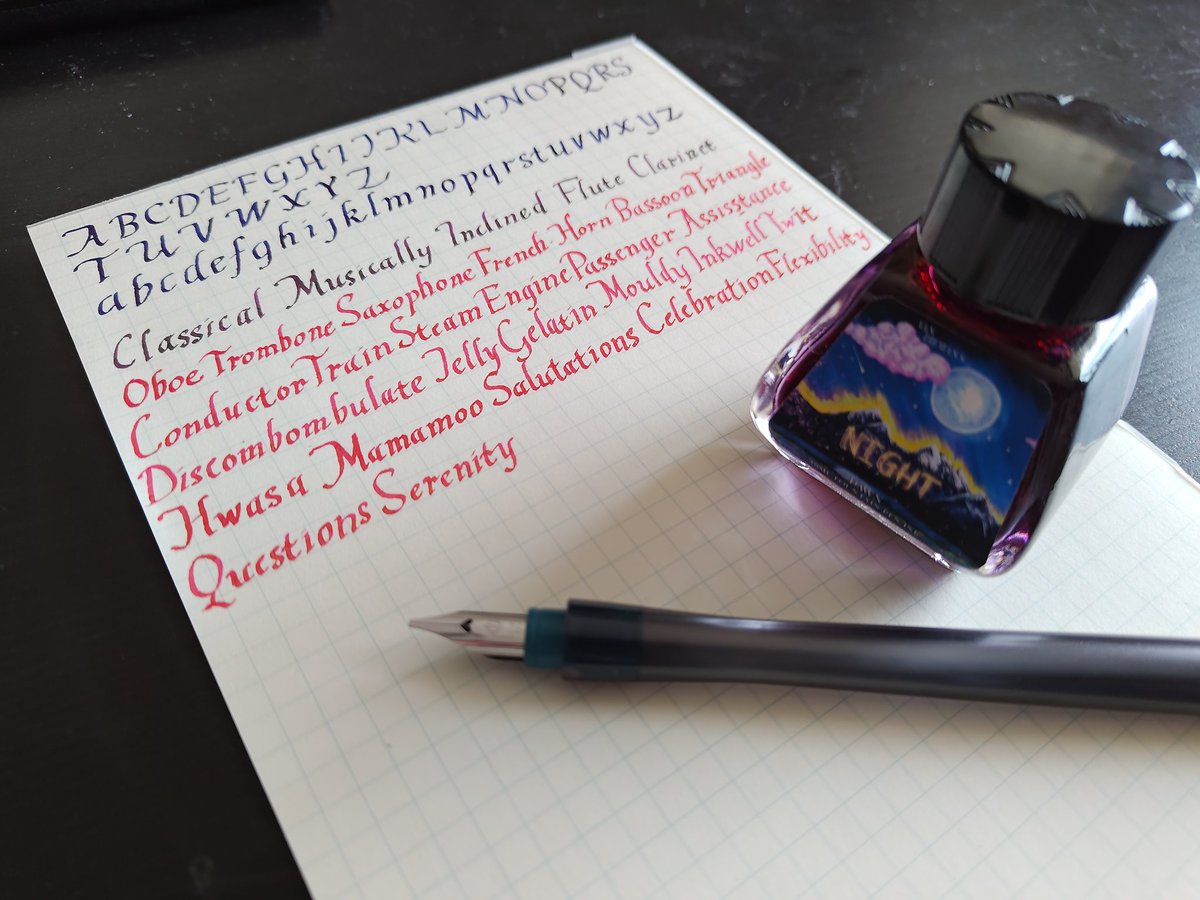 More practice on the font, and just throwing more random words to the canvas!