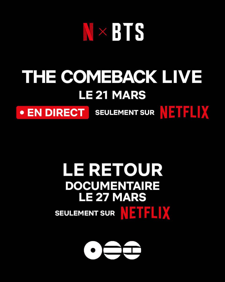 KTHBOYFRlEND's tweet image. [COMMUNIQUÉ DE PRESSE]

Ce long métrage documentaire retrace le retour tant attendu du groupe BTS, véritable icônes de la pop. Réalisé par le talentueux Bao Nguyen (The Stringer, The Greatest Night in Pop) et produit par les studios de renom This Machine (Martha, Karol G) et…