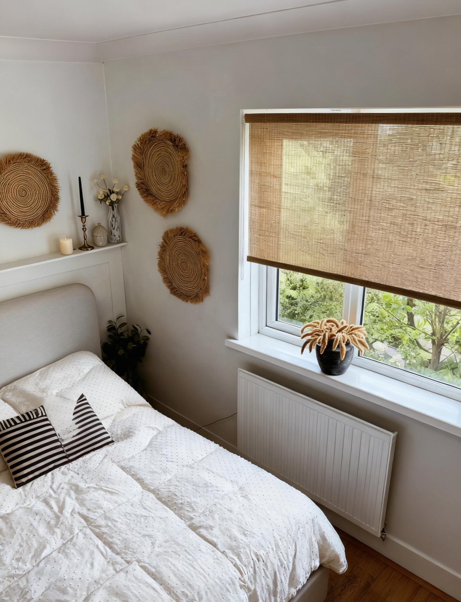 regal_curtains's tweet image. Bamboo roller shades bring nature indoors 🌿
Natural fibers add warmth, texture, and relaxed comfort—pure, grounded, and timeless 🤍
#regalcurtains #bambooshades #naturalinteriors