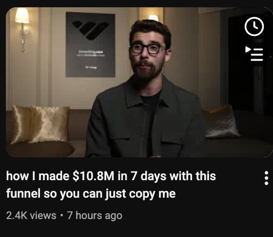 AlexeiScales's tweet photo. it’s crazy to me that iman gadzhi will give away the exact method he used to make $10.8M in a week with his info business...

and he only gets 2,200 views

this is where the real sauce is at https://t.co/baIn9ctJcz