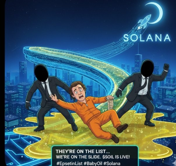 BabyOilCoinS's tweet photo. With Epstein's downfall, many unknown figures are about to slip. Will you be next? Or who do you think it will be? 

Don't be the one to spill it, bring your containers now 🧴🧴

https://t.co/8slfjwwXYs

#solana #EpsteinFiles #soil https://t.co/lOaXl7ANym