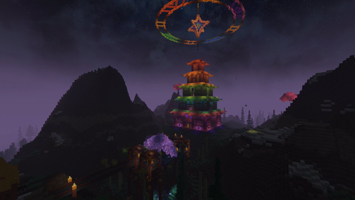 XaffiriDraws's tweet image. The new #Hytale build on the Cursebreakers SMP is complete! This was done 100% in Exploration mode and took a little over a week of grinding and trading to get all the mats required. 

What should I build next?