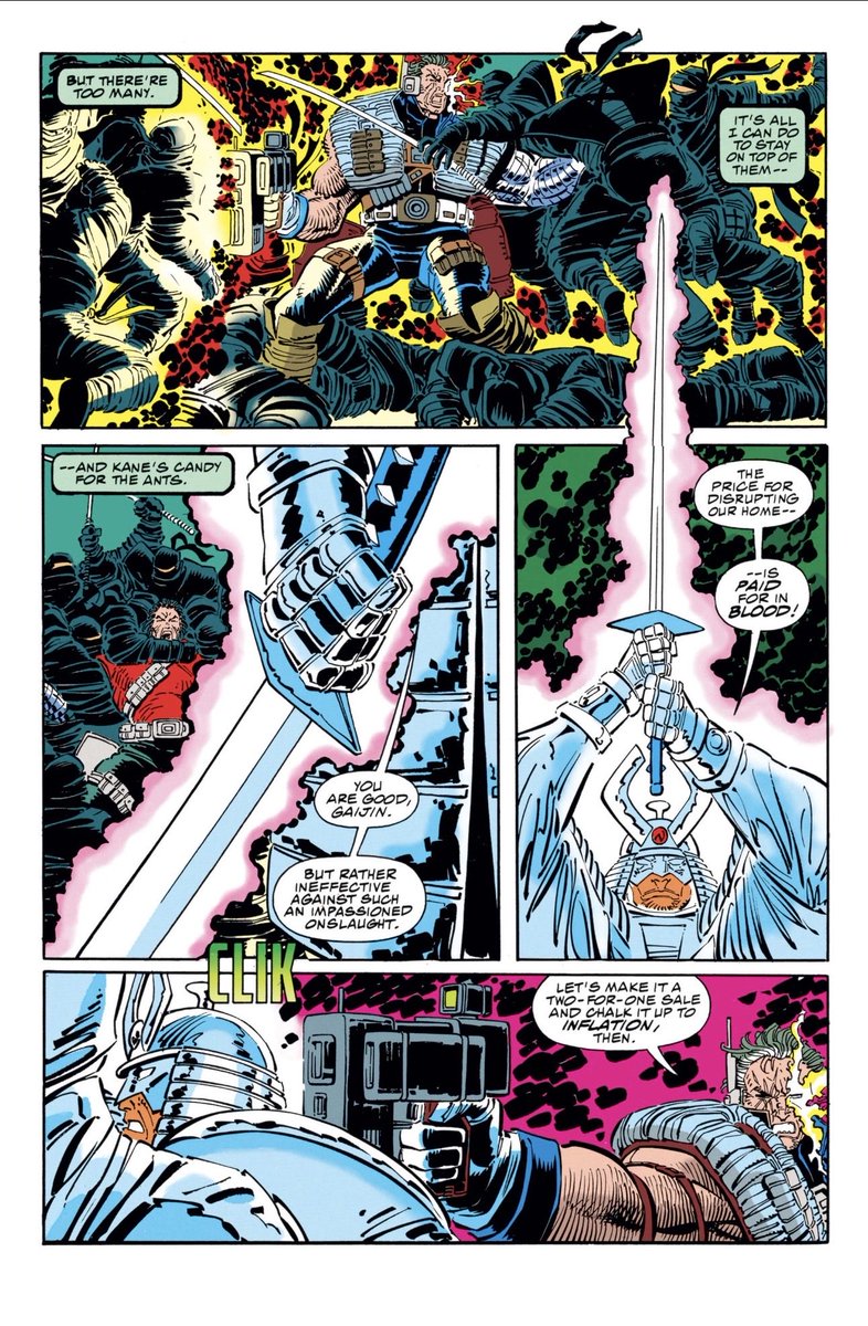 Daily_Cable's tweet image. Cable in Cable: Blood &amp;amp; Metal #2
Art by: @JrRomita 

#Cable #marvel #marvelcomics #art #comics #90scomics #90smarvel #90sxmen #comicart #xmen #xforce #mutants #90s #dailyCable #Cableaday #MutantMonday