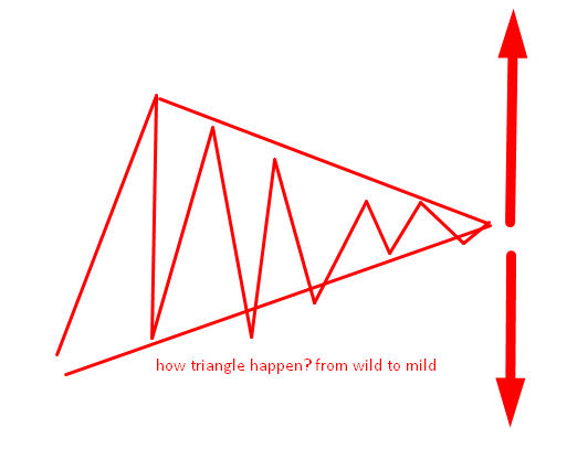 TradingDiary2's tweet photo. awal range itu besar misal +20 -20 +15 -15 +10 -10 tapi lama2 jadi kecil dan terbentuklah UJUNG range terkenal seperti cup and handle, triangle dall
awal range itu disebut WILD tanpa arah, end of range disebut MILD . end of range yg mild akan disusul ledakan kenaikan atau turun yg bersih namanya TREND  yg juga WILD tapi ada arah . CIA enter at a mild time, exit at a wild time
https://t.co/dnoe3qp0qh