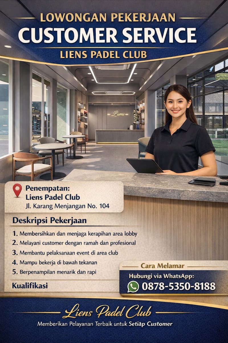 Yg butuh loker monggo