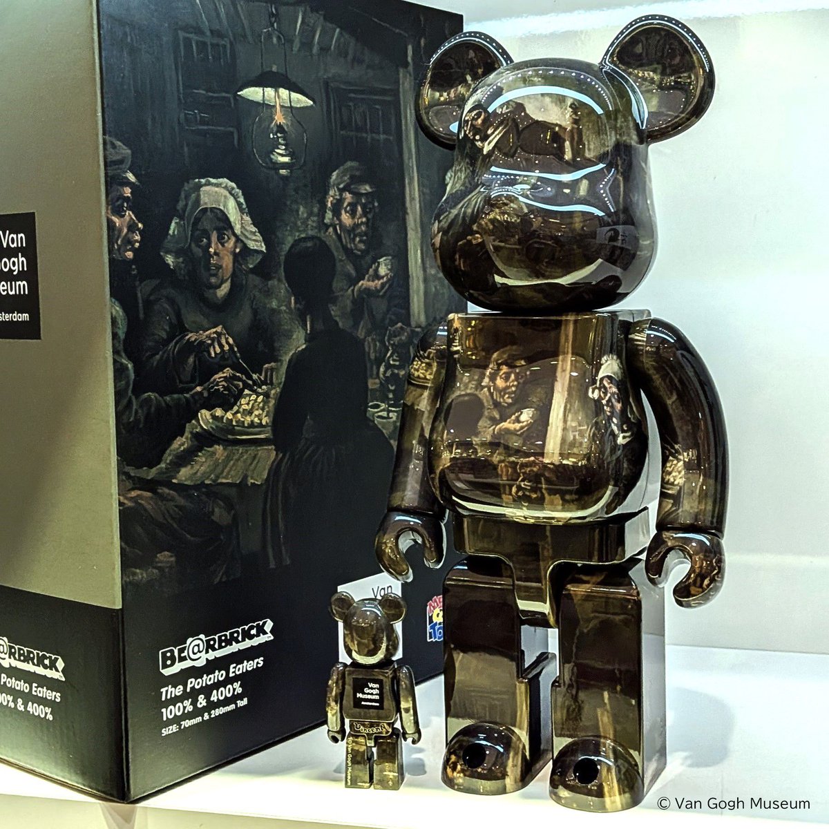 Today's SOLAMACHI】 BE@RBRICK × Van Gogh Museum The Potato Eaters
