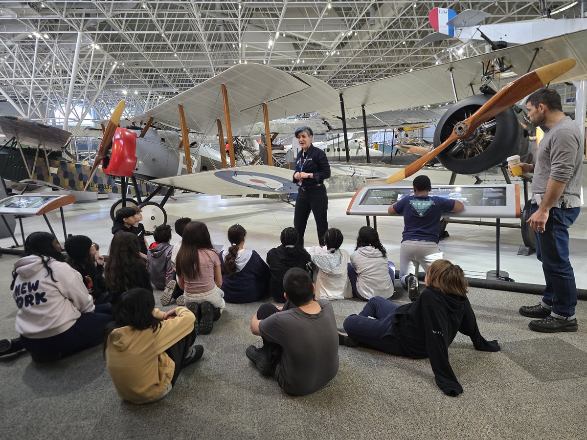 CorpusOCSB's tweet photo. Our Gr. 6s had an incredible day at the Canadian Air and Space Museum. The highlight was the hands-on labs where students built their own model ✈️. The best part? Getting to test them in the wind tunnel. Ah, the beauty of physics. Thx to Mr. Deacon for organizing!#ocsbSTEM #ocsb https://t.co/EJru9PC3bq