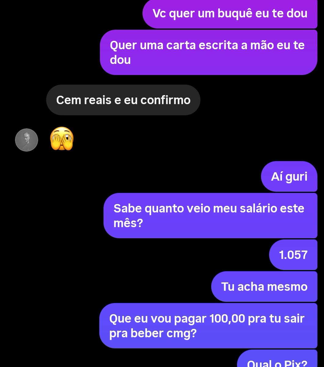 Não me humilhou pra beber!