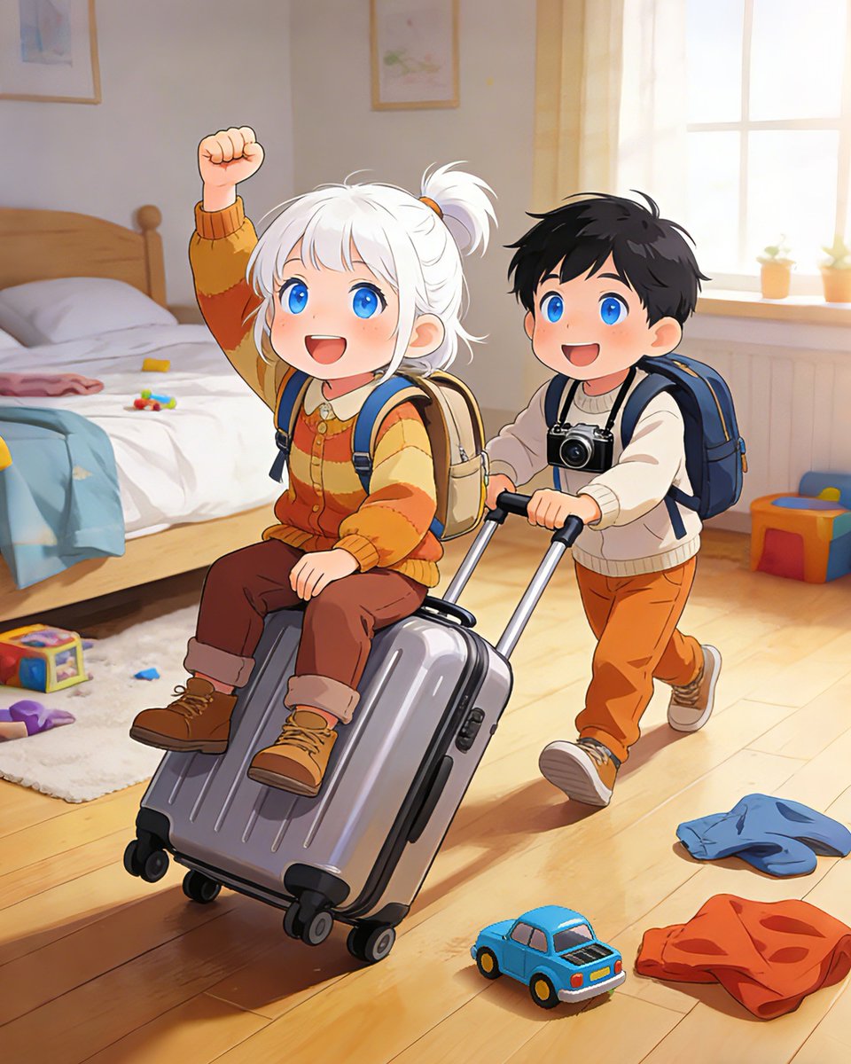 Home__Hue's tweet photo. Packing up ✈️🧳... Italy, here we come! Celebrating Spring Festival with grandparents this year ~
#PackingTime #FamilyTravel #AI #aivideos #Child https://t.co/p3Xth1OcLB