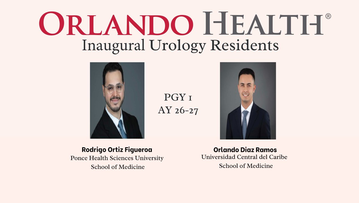 Orlando Health Urology Residency tweet media
