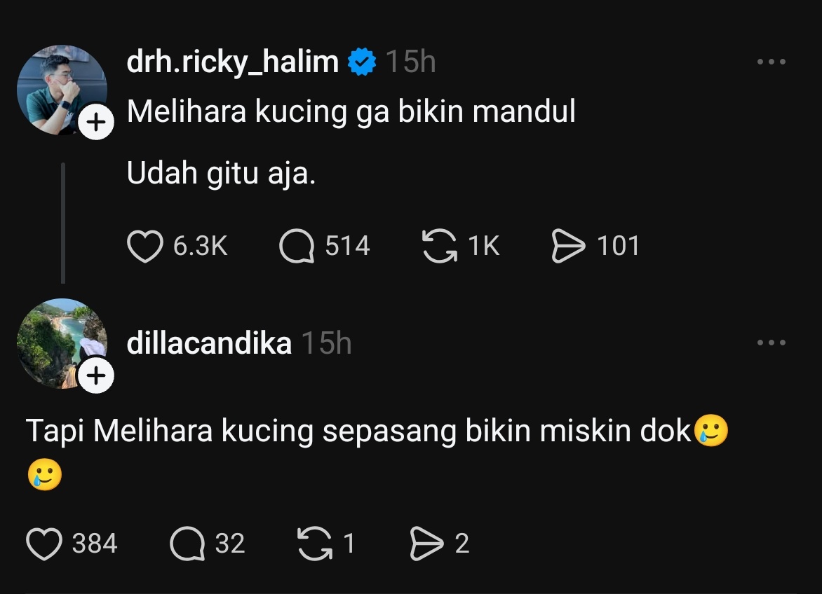 Melihara kucing emang semahal itu ya?

Spill dong guys sebulan kluar berapa buat keperluan kucing?