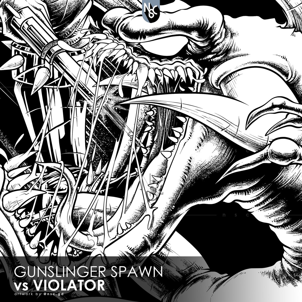 nsc_gd's tweet photo. "GUNSLINGER SPAWN vs VIOLATOR" (ink)
.
For full color, check the next post📍
.
For Commission work &amp; Collaboration,
Please DM or Email: hello.nscgd@gmail.com
IG: @nsc.gd
.
.
#gunslingerspawn #gunslinger #spawn #violator #spawncomics #spawnvsviolator #dccomics #comicart #monster https://t.co/CcpDhbUOOH