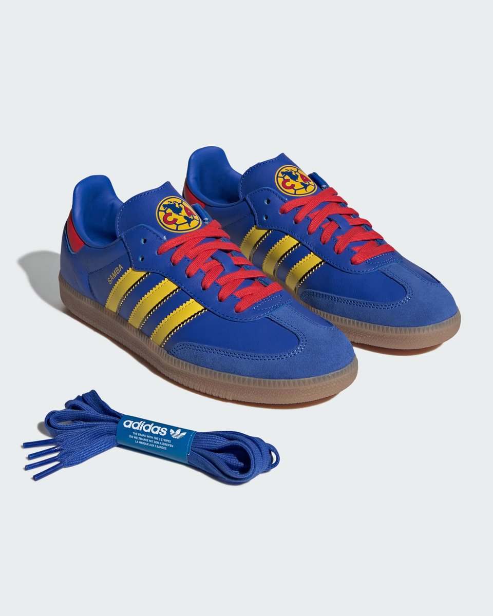 adidas gazelle silver green womens Unisex adidas Blue Club America Samba Shoes main image 0