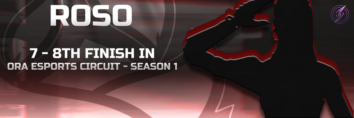 And our playoffs run comes to an end.... 🌹 

ROSO wraps up ORA Circuit Esports #1 with a 7 - 8th place finish, going down to <a href="/TeamEvictix/">TEAM EVICTIX</a> Black 2-1. We gave it our all, and despite exiting the tourney, the passion we showed throughout our entire duration of the league was