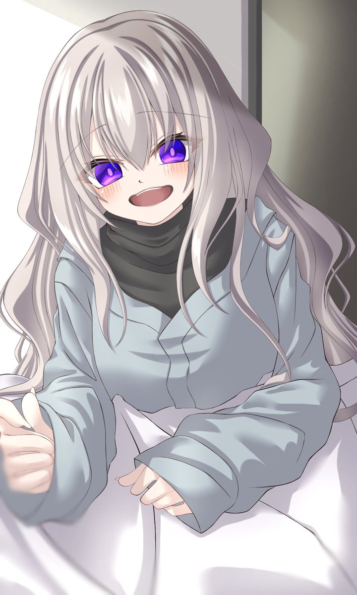 ＂そろそろお昼だよ、起きて！＂ #イラスト #OC