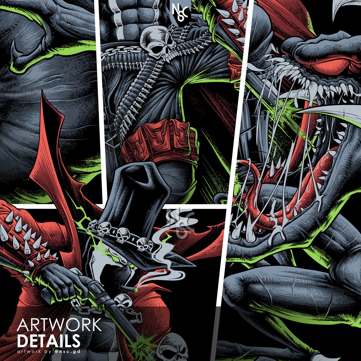 nsc_gd's tweet photo. "GUNSLINGER SPAWN vs VIOLATOR"

"GUNSLINGA"🔥
Exclusive illustration for my client📍
.
.
For Commission work &amp; Collaboration,
Please DM or Email: hello.nscgd@gmail.com
IG: @nsc.gd
.
.
#gunslingerspawn #gunslinger #spawn #violator #spawncomics #spawnvsviolator #dccomics #nscgd https://t.co/fCgjvNGEUH