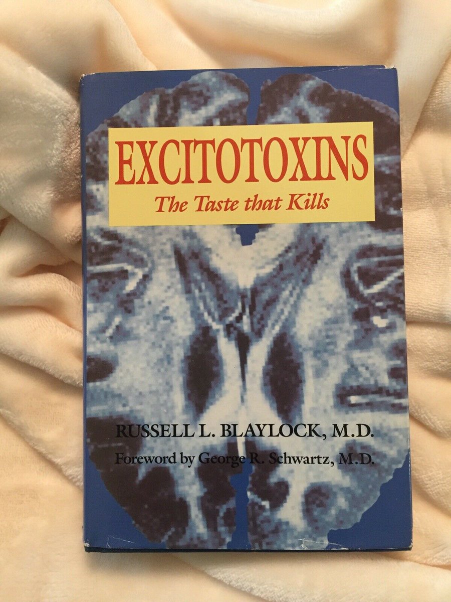 thehealthb0t's tweet photo. Artificial sweeteners &amp; MSG have been poisoning our brains for decades. Foods are stuffed with these neurotoxins under various names. Dr. Blaylock is the #1 expert on Excitotoxins. This book will make you start reading the labels on everything you buy: https://t.co/QVaVs95wyk #ad https://t.co/DdiMULGoGD