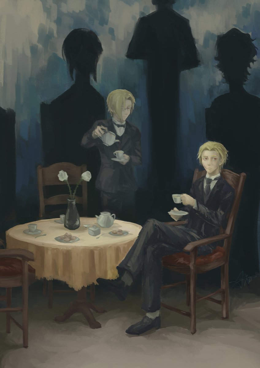 orandzus10's tweet photo. #LouisBirthdayWeek2026 day 2: tea party + flowers
Not quite the tea party

#yuumori #MoriartyThePatriot #LouisJamesMoriarty https://t.co/0EIWRFpw2T