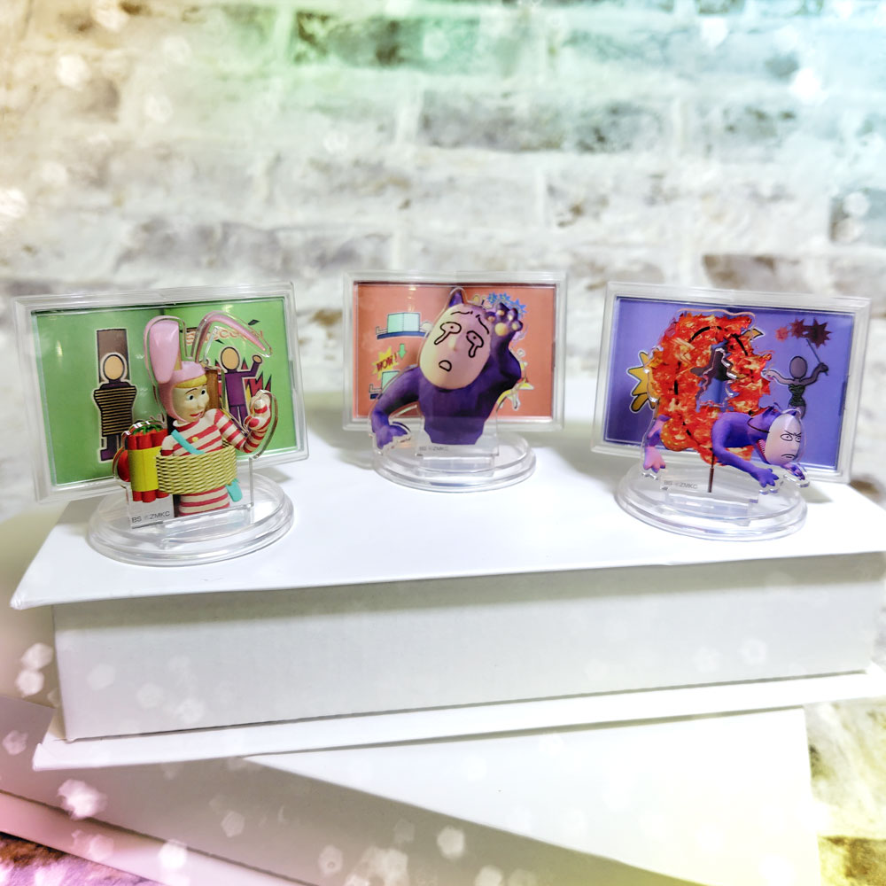 【「#ポピーザぱフォーマー」】のグッズをご紹介🤗

🎪サーカス教本型アクリルスタンド🎪

印象的な劇中の名シーンをブックパーツとキャラクターパーツで立体的に再現した、
サーカス教本型アクリルスタンド📖🎉
全3種で並べて飾るのもおすすめのラインナップです✨

🔍詳細はこちら